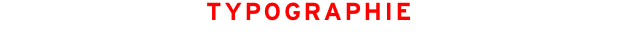 Typographie